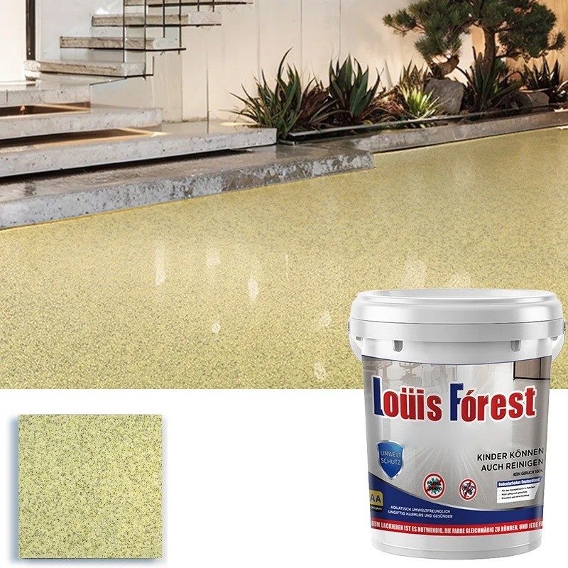 High-Gloss Marble Effect Epoxy Floor Coating, Epoxy Floor Paint (55ML)