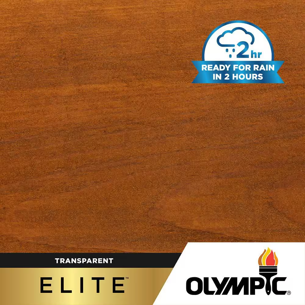 Elite 1 Gal. Mountain Cedar Woodland Oil Transparent Stain and Sealer in 1-Low V