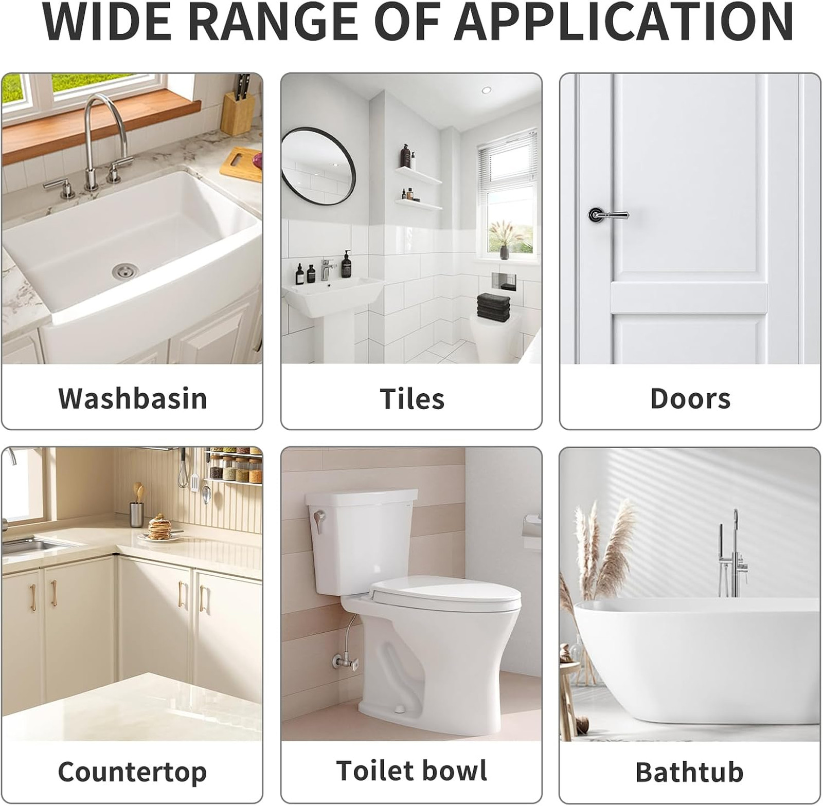 Bathtub Tile Repair Paint White 1.5 oz Ceramic Porcelain Fiberglass Bathroom