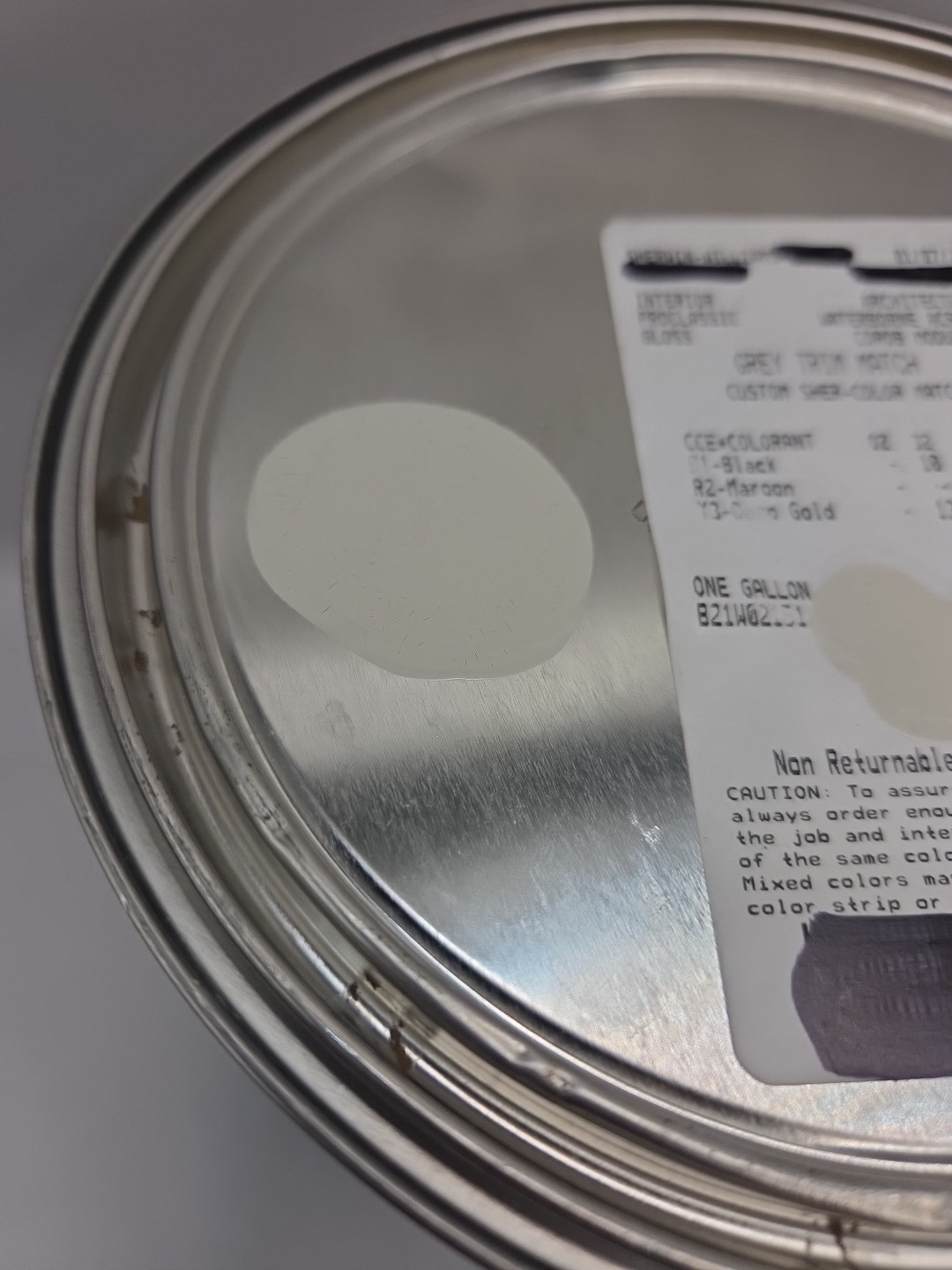 1 Gallon Sherwin Williams Pro Classic Interior Gloss Color Icy Avalan