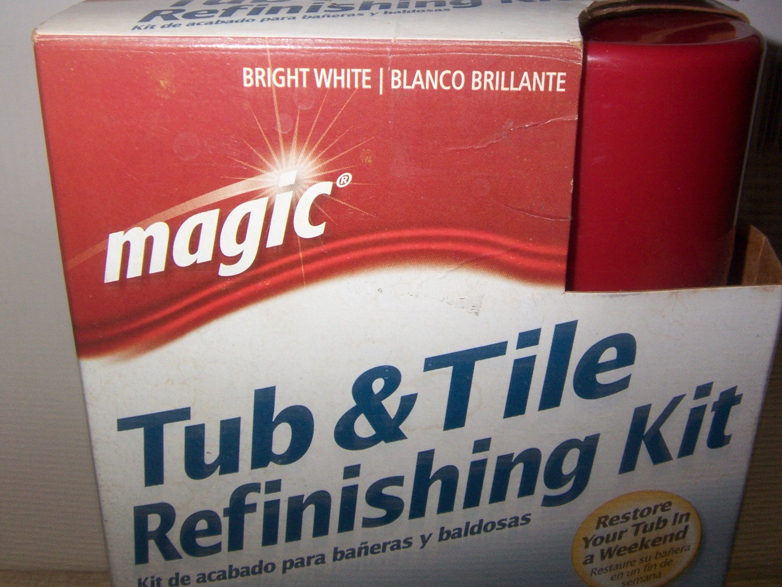 NEW Magic Tub & Tile Sinks Porcelain Refinishing Kit Spray Aerosol BRIGHT WHITE