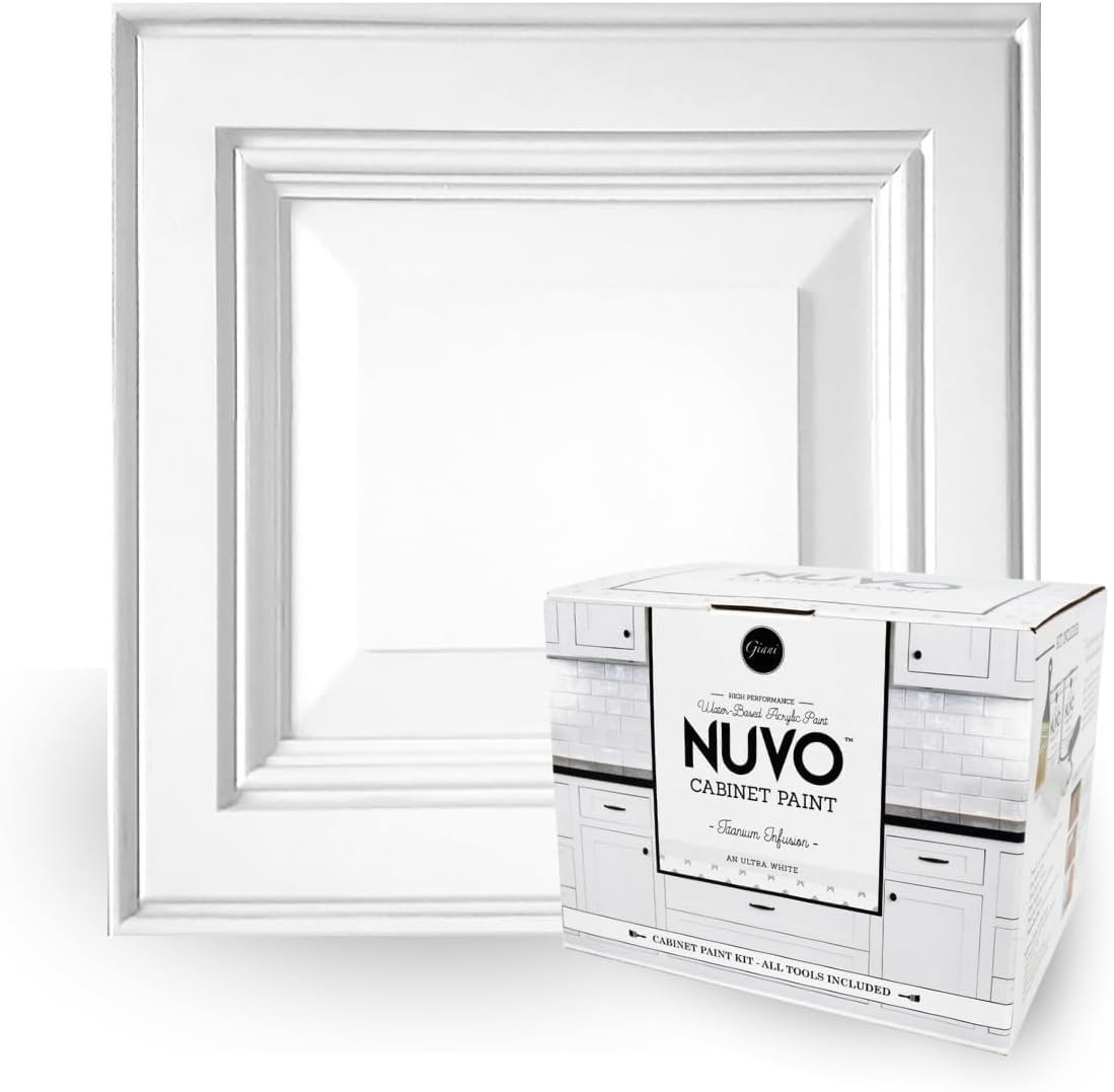 Brilliant White Titanium Cabinet Makeover Kit – 7-Piece DIY Set