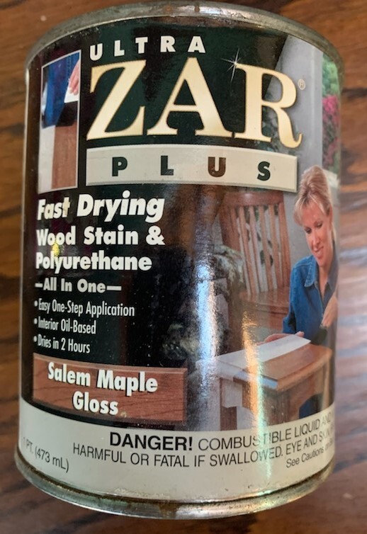 ZAR ULTRA PLUS 147 SALEM MAPLE/GLOSS Stain and Polyurethane All in One PINT