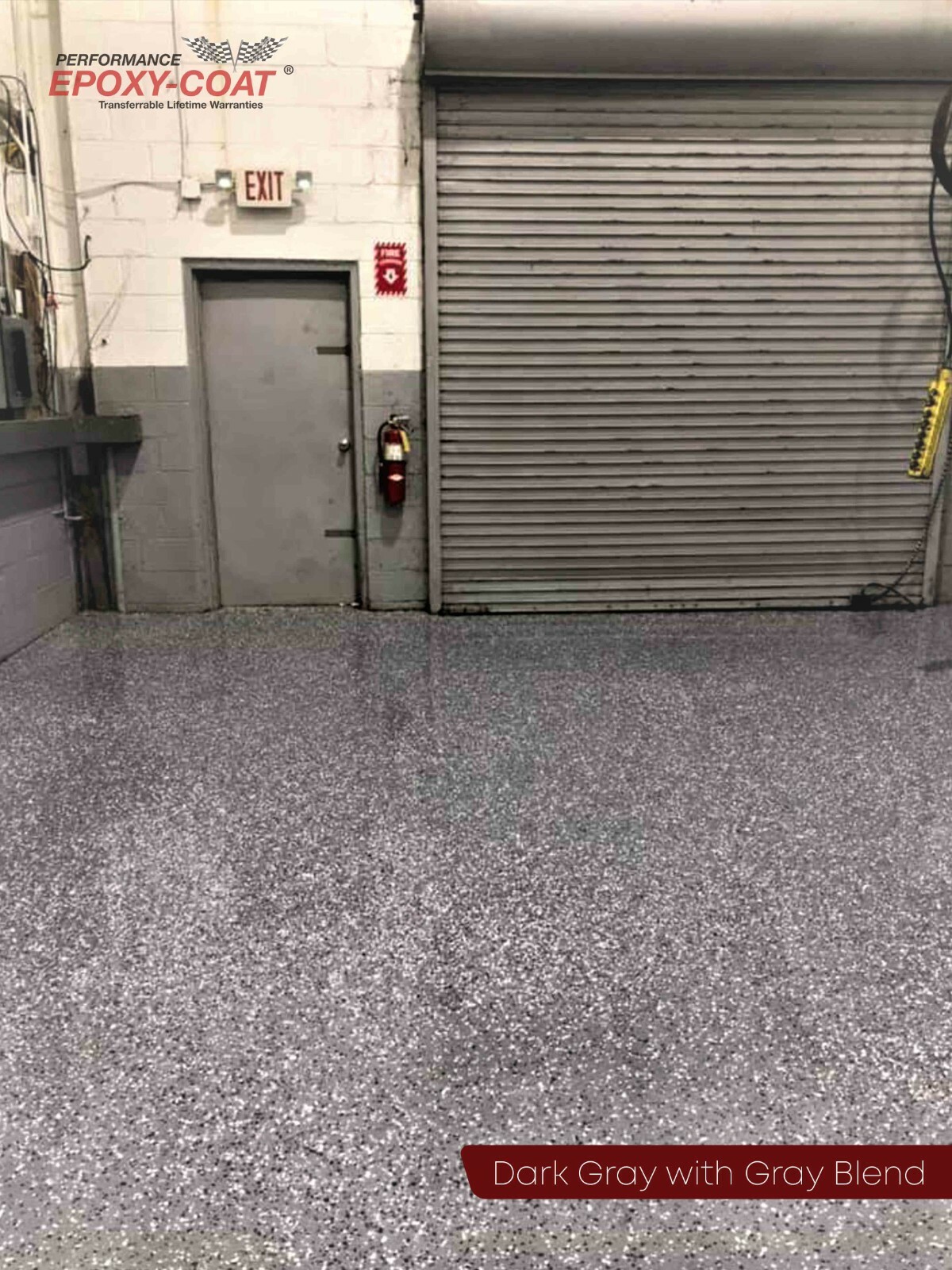 Epoxy Coat Touch Up Floor Coating Kit 60 sq. ft. 9.7 mil with 1/4″ flake