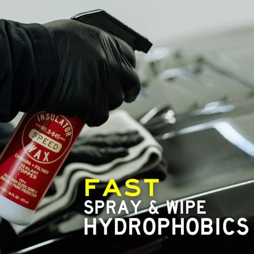 S-845 Insulator Wax Speed-Carnauba + Polymer Sealant+Spray Wax Topper. High