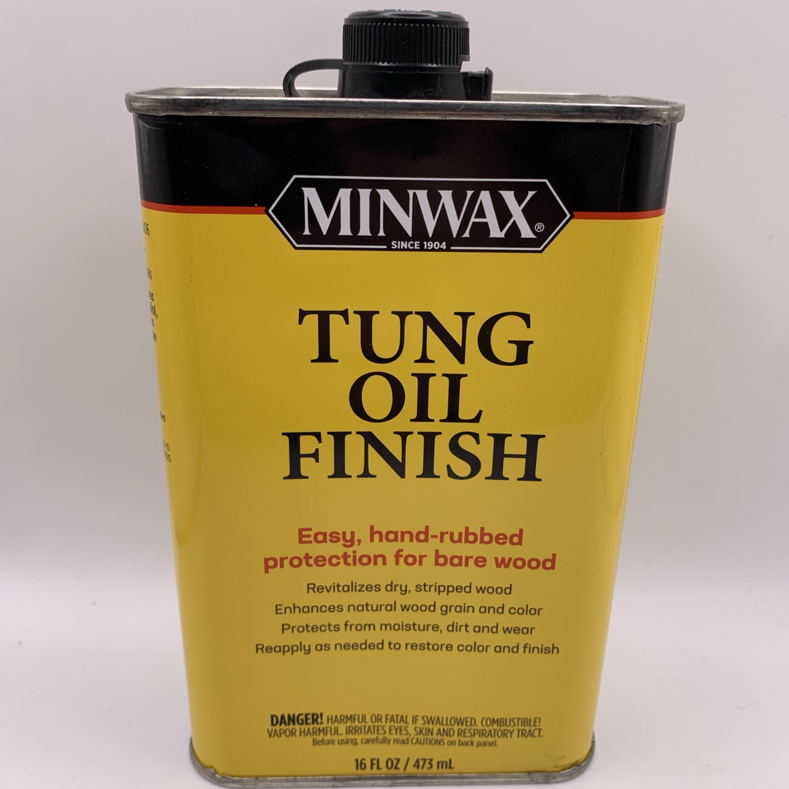 Minwax 47500 Tung Oil Wood Natural Color Finish 1 pint or 16 fl. oz. NEW