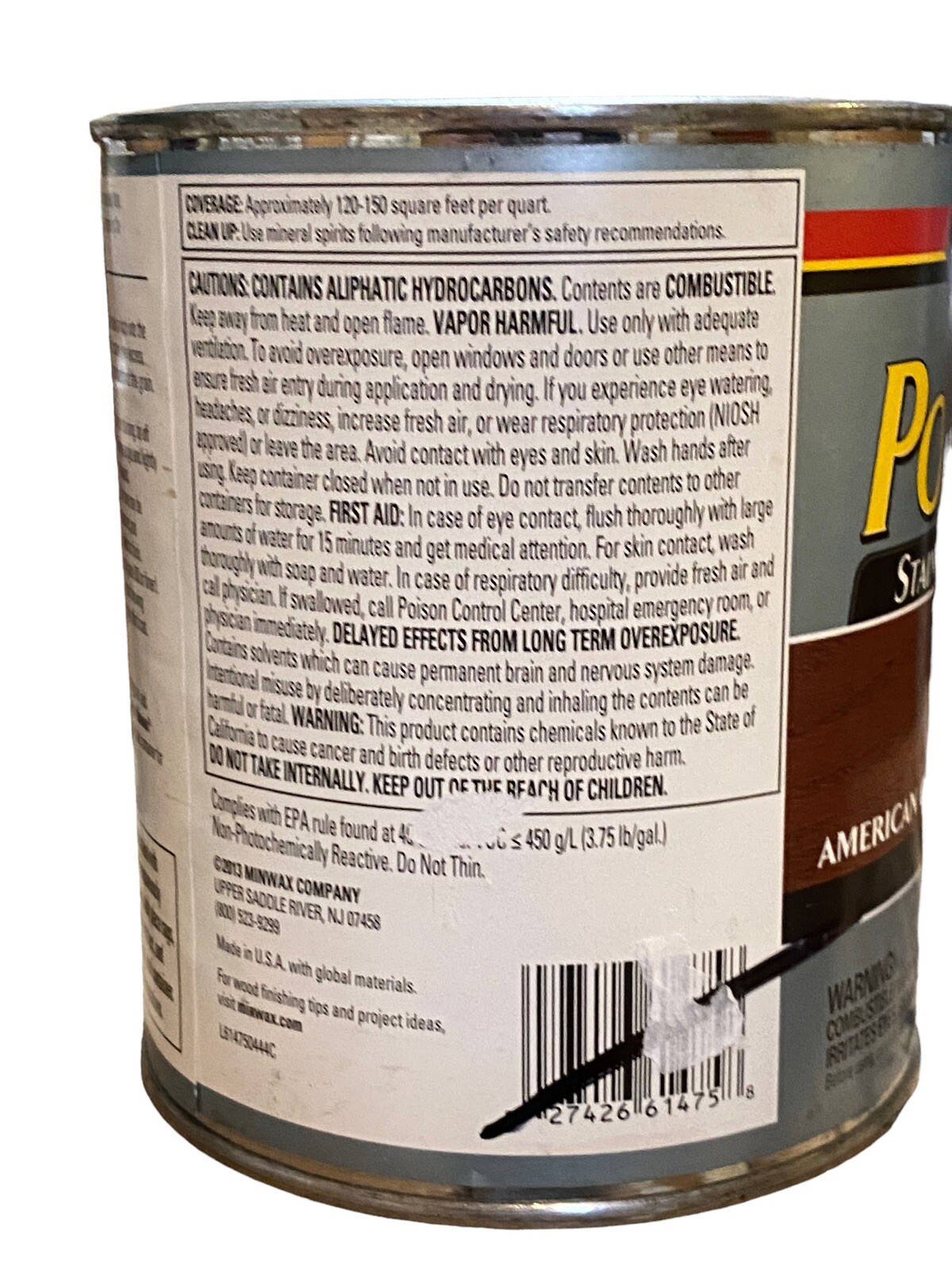 Minwax PolyShades Stain & Polyurethane American Chestnut Gloss Quart
