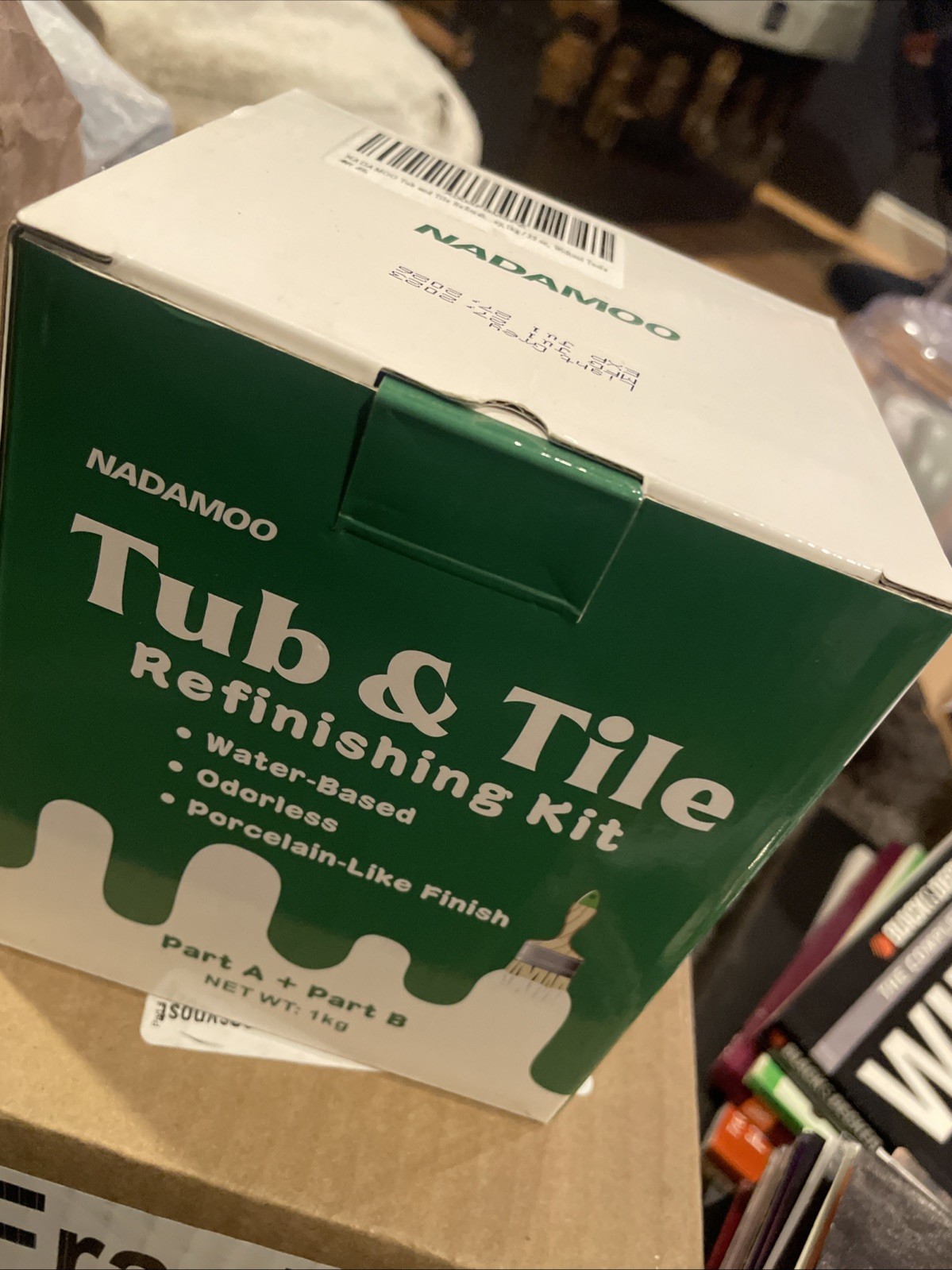 NADAMOO Tub and Tile Refinishing Kit 35oz Light Grey 1-Pack New