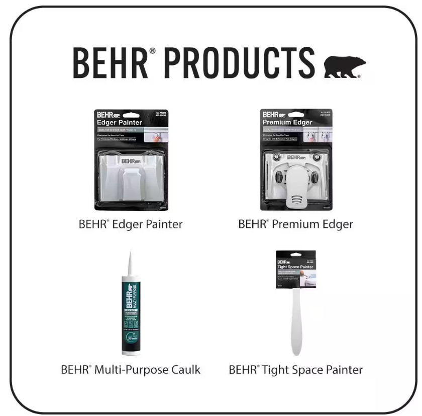 BEHR PREMIUM PLUS Interior Eggshell White Enamel, Low Odor – 1 Gallon