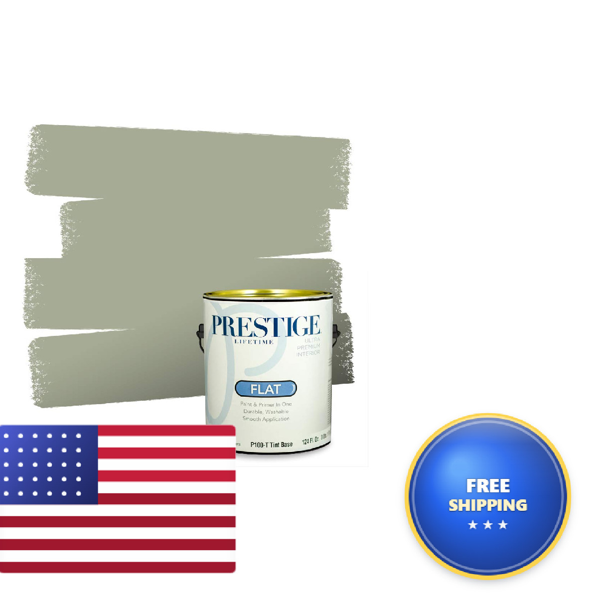 Prestige Paints Interior Paint And Premiumr In One 1-Gallon Flat Comparable Matc