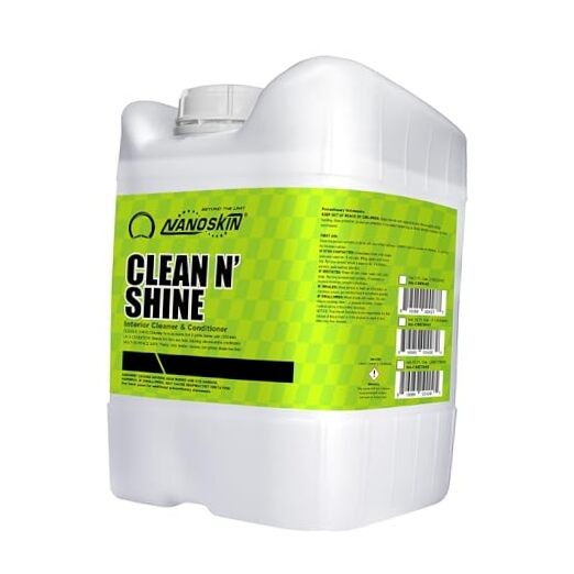 CLEAN N’ SHINE Interior Cleaner, Conditioner & 640 Fl Oz (Pack of 1) Lemon
