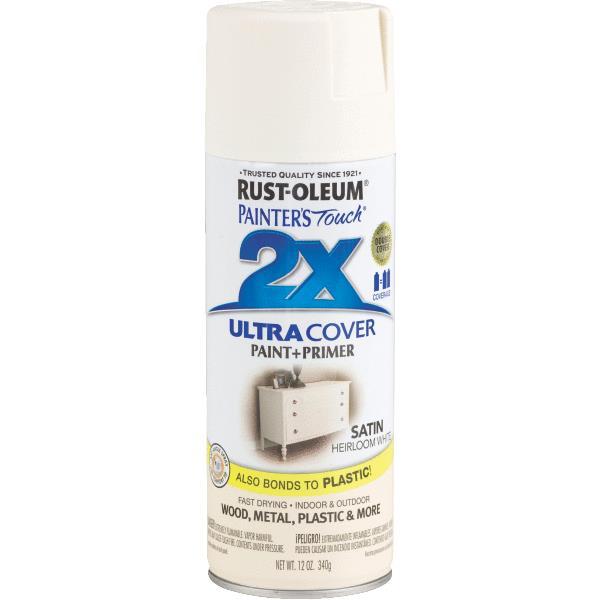 (6)- Heirloom White RustOleum Painter´s Touch 2X Ultra Cover Spray Paint 249076