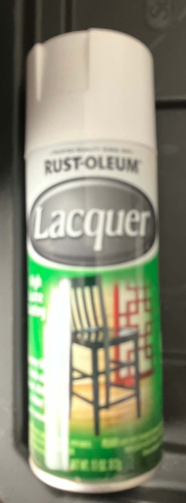 Rust-Oleum Specialty LACQUER Spray Paint 11oz GLOSS WHITE Factory Finish 1904830