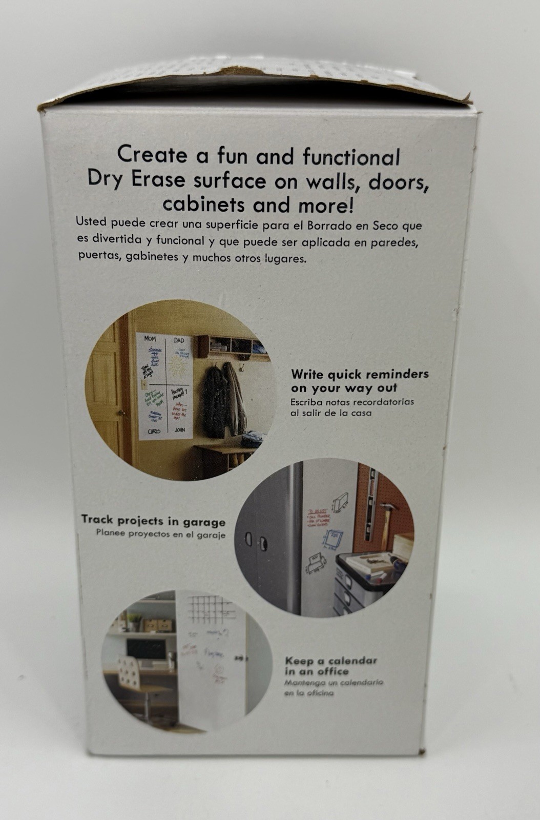 Rust-Oleum Dry Erase Kit Writeable Erasable Finish Walls Doors More 16 FL Oz NIB
