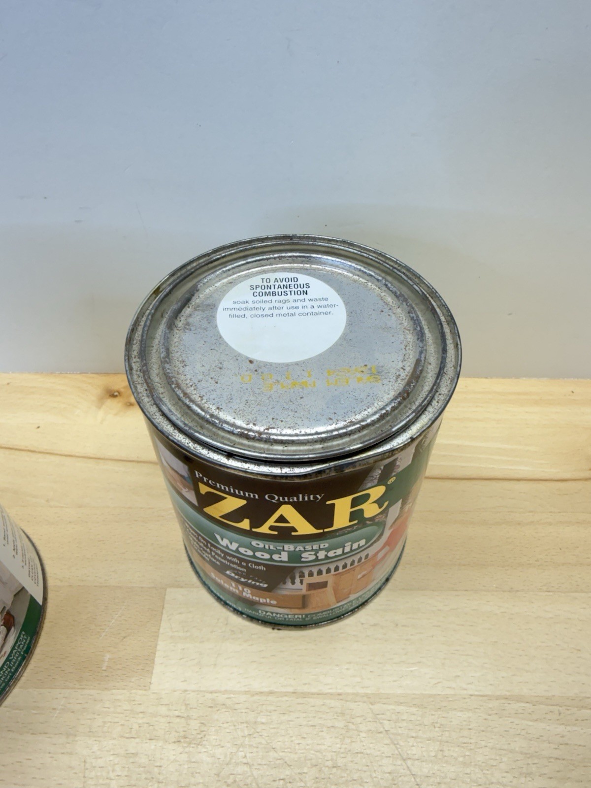 ZAR 110 SALEM MAPLE (1) quart Oil Based Interior Wood 32 oz Floors Masonite NEW
