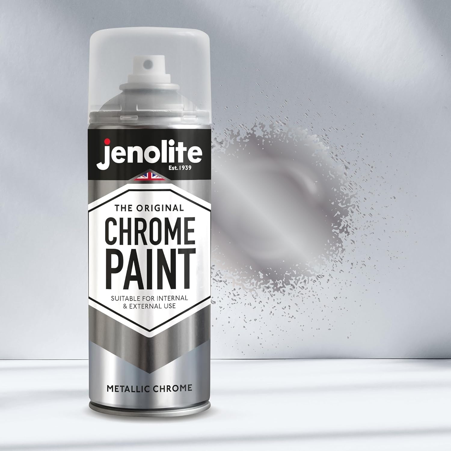 Chrome Spray Paint – Smooth Finish for Metal, Plastic & More – Multi-Surface, 3x