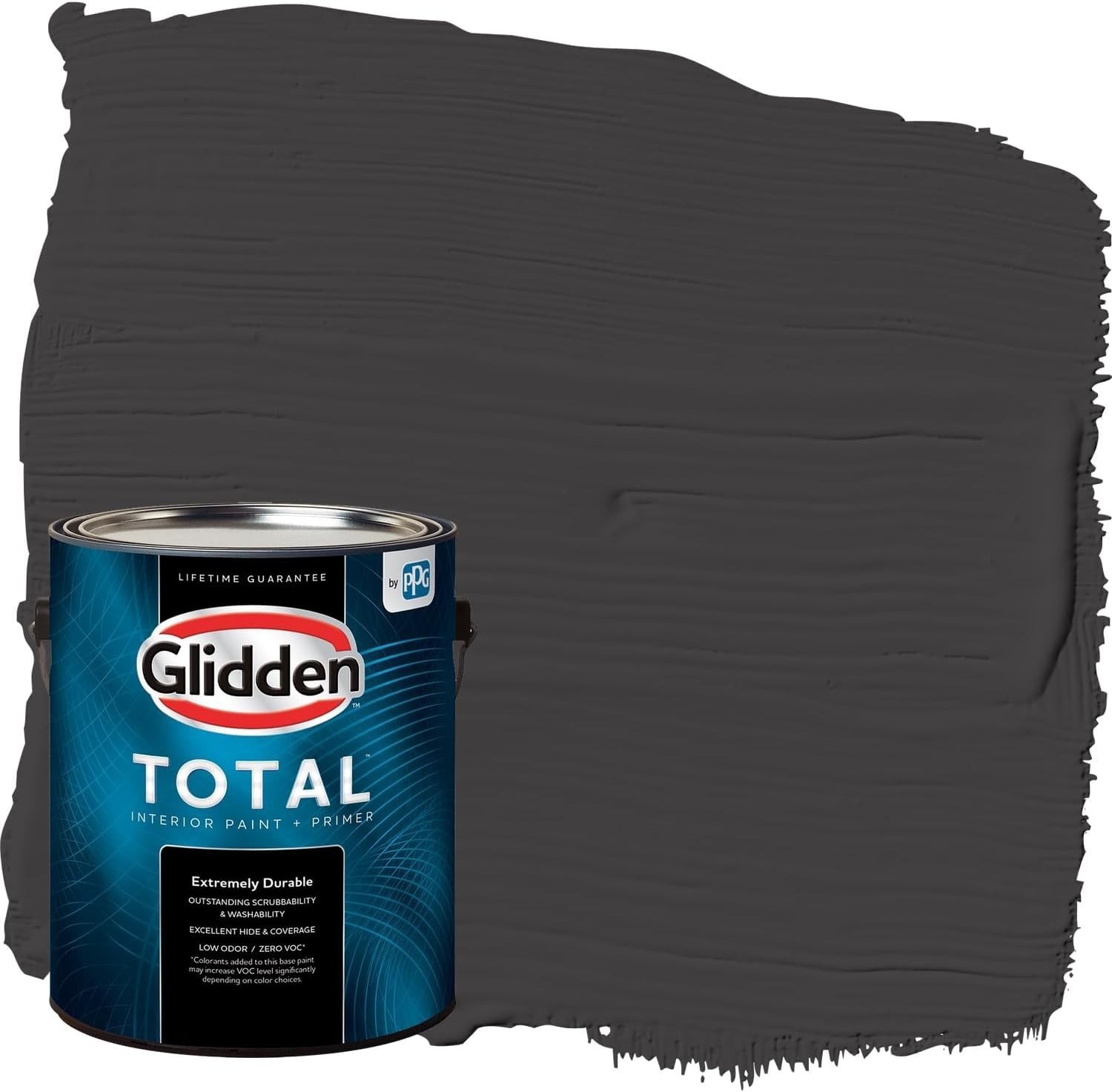 Durable Semi-Gloss Black Paint & Primer for Elegant Interior Walls – 1 Gallon