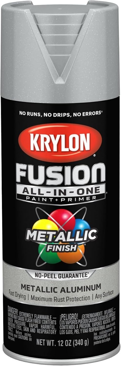 Versatile Aluminum Metallic Spray Paint – Quick-Dry & Durable Primer Solution