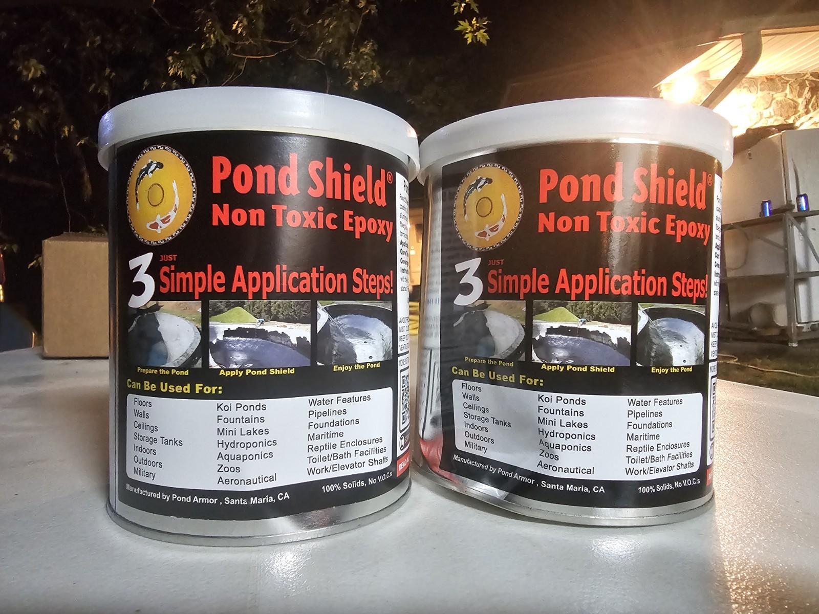 Pond Armor Pond Shield Epoxy Paint Sky Blue 1.5 Qt Non-Toxic Waterproof Coating