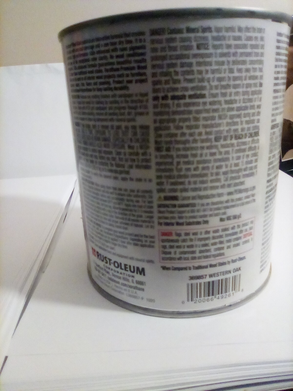 Varathane Fast Drying Oil-Based Wood Stain WESTERN OAK 1 Quart FREE SHIPPING