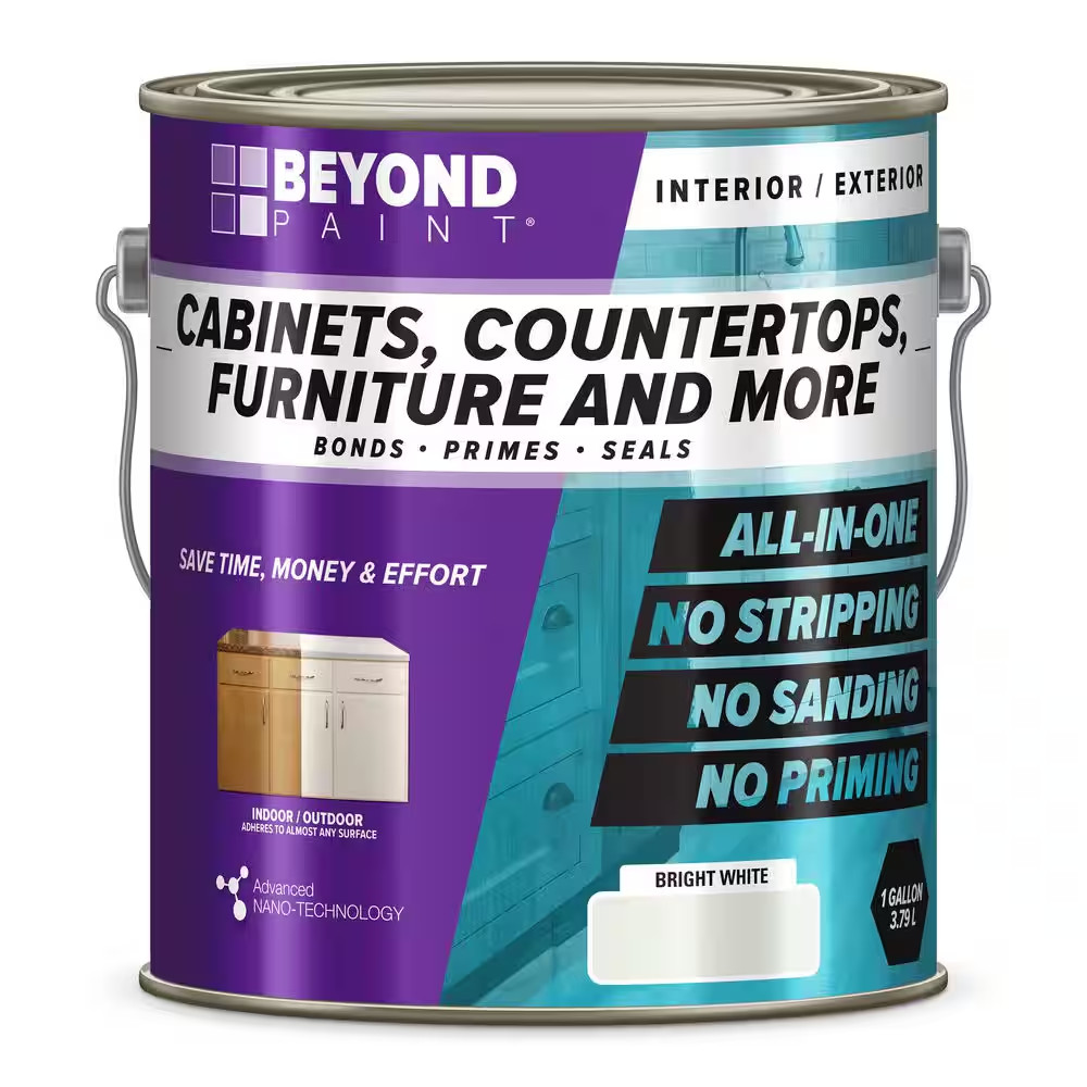 1 Gal. Bright White Cabinets, Countertops, Furniture & More Multi-Surface All-In