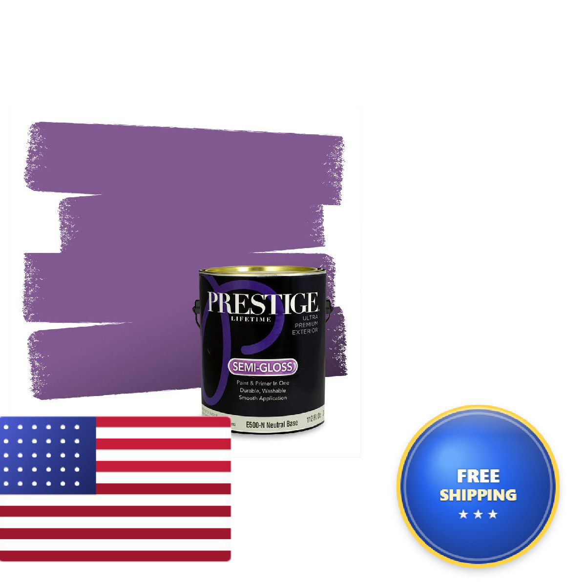 Prestige Paints Exterior Paint And Premiumr In One 1-Gallon Semi-Gloss Comparabl