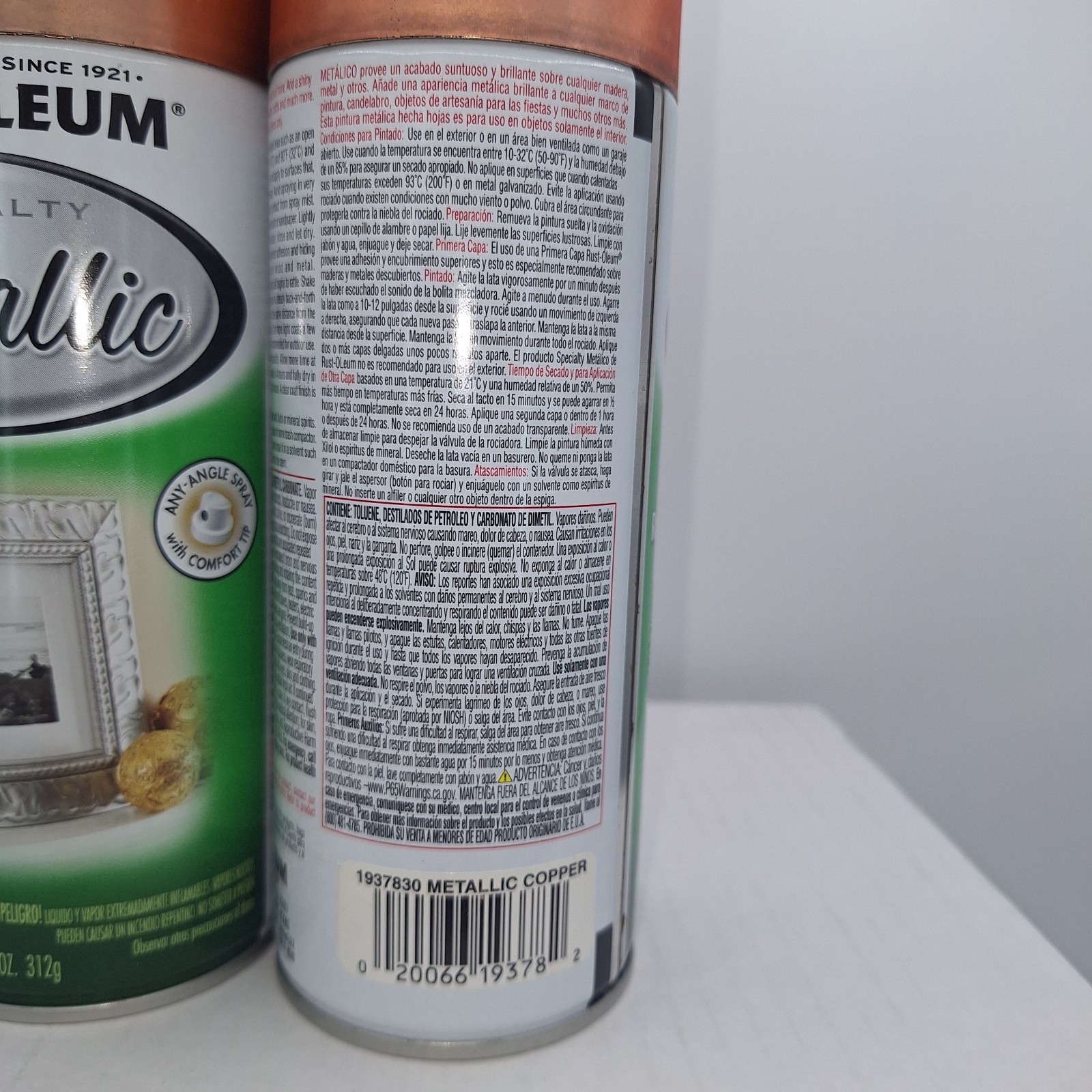 Rustoleum Specialty Metallic Copper Spray Paint 11 oz New