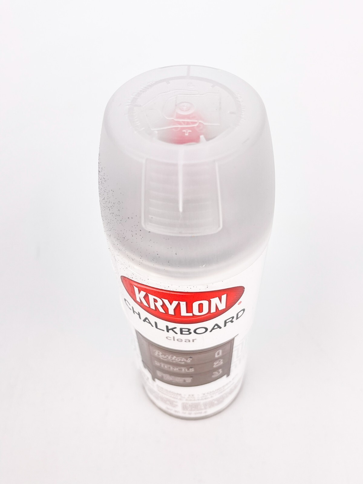Krylon 808 Chalkboard Clear Spray paint 12oz Lot of 2