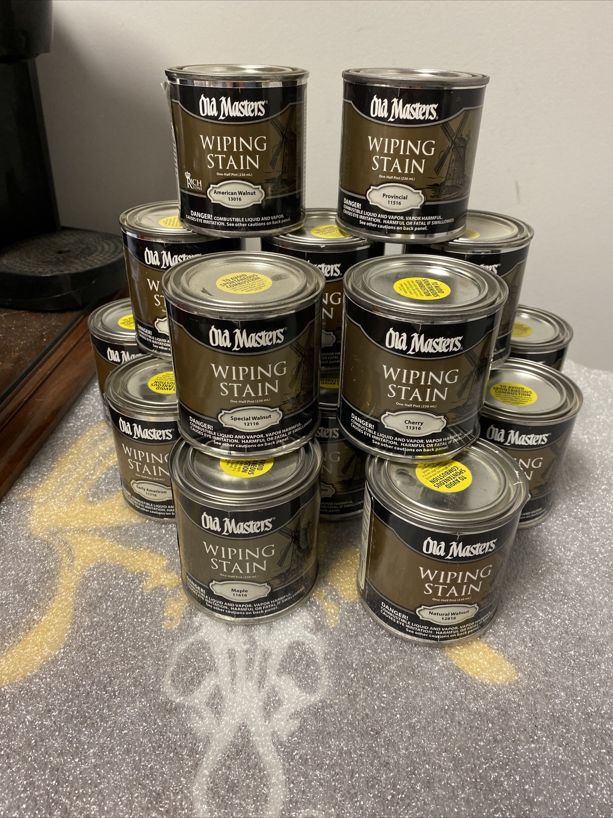 OLD MASTERS WIPING STAIN CHOICE 8 OZ CAN