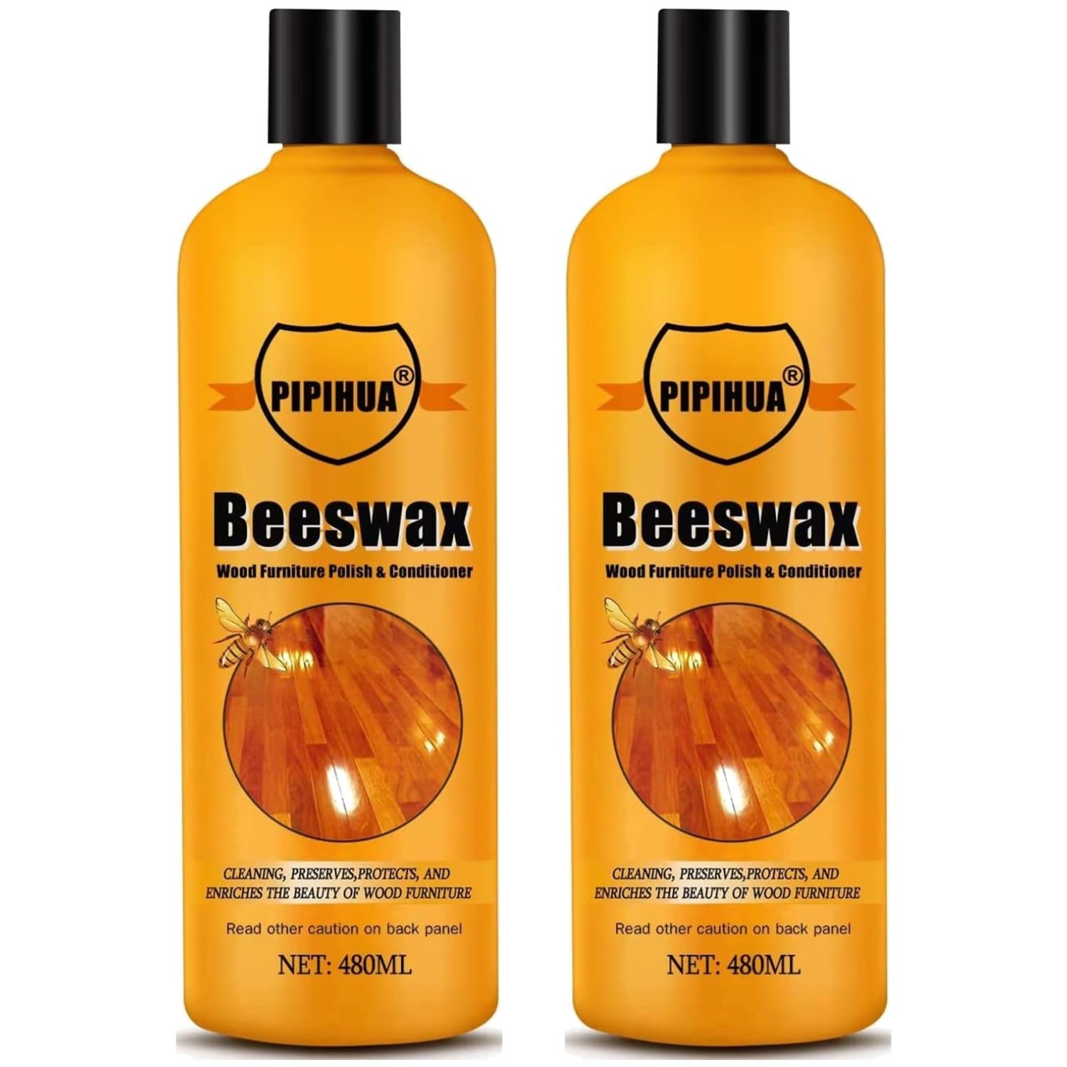 Beeswax Wood Furniture Polish – Waterproof & Restorer 2 Pack