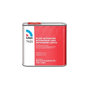 4.4 VOC Slow Activator Euro Clearcoat, 2.5 Liter 7425-25 USC 37307890737 Paint