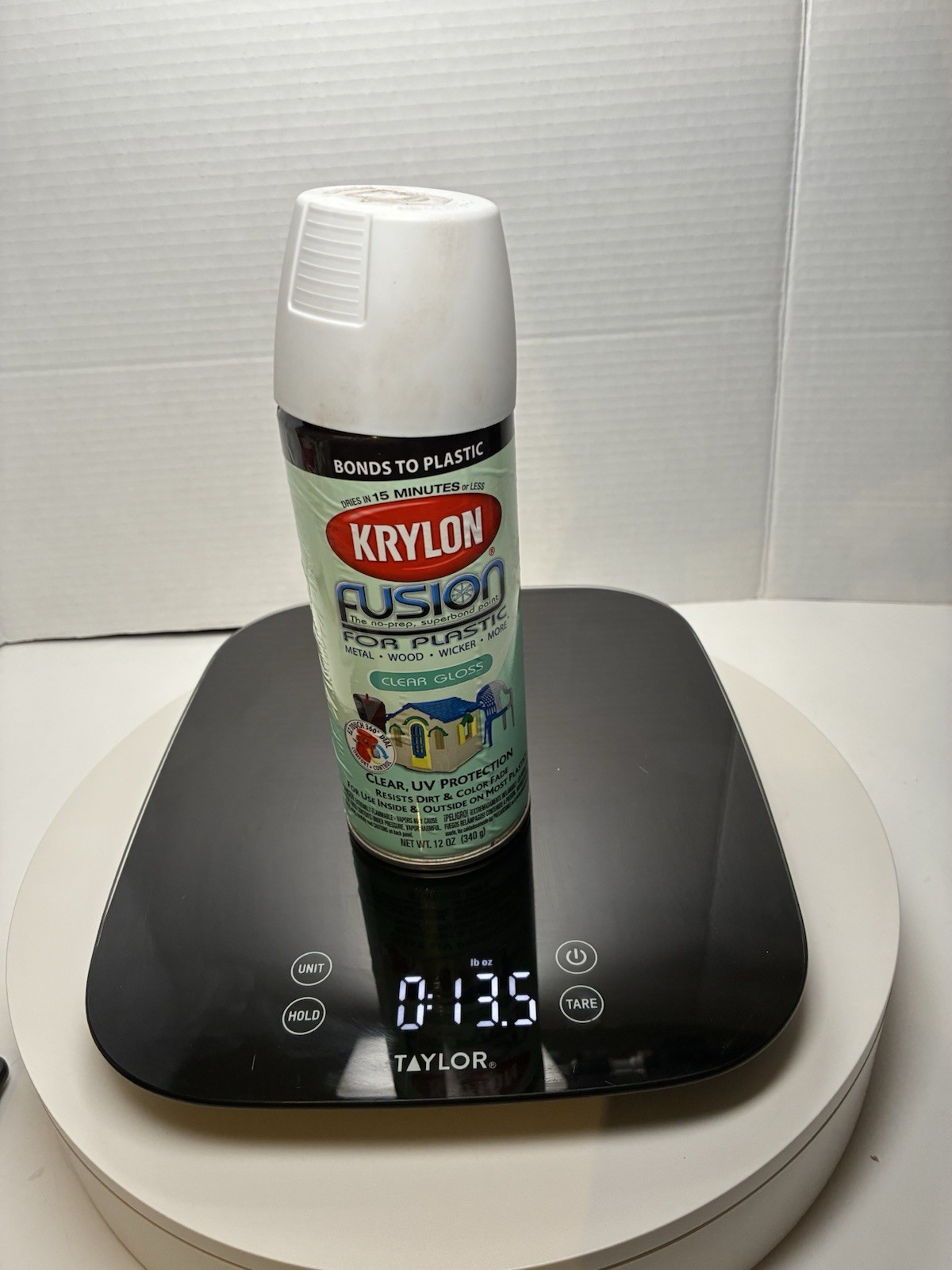 Krylon Fusin Plastic Clear Fusion 12 ounce can 2444 95% Left