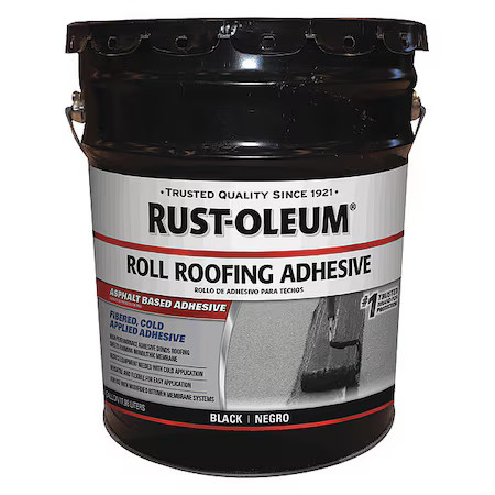Rust-Oleum 347432 Roll Roofing Adhesive, 4.75 Gal