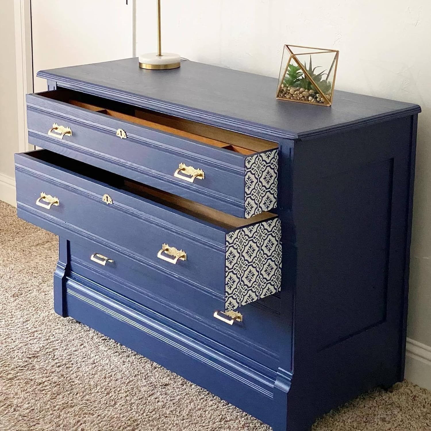 Fast-Drying Matte Finish Paint for Furniture, Doors – Navy