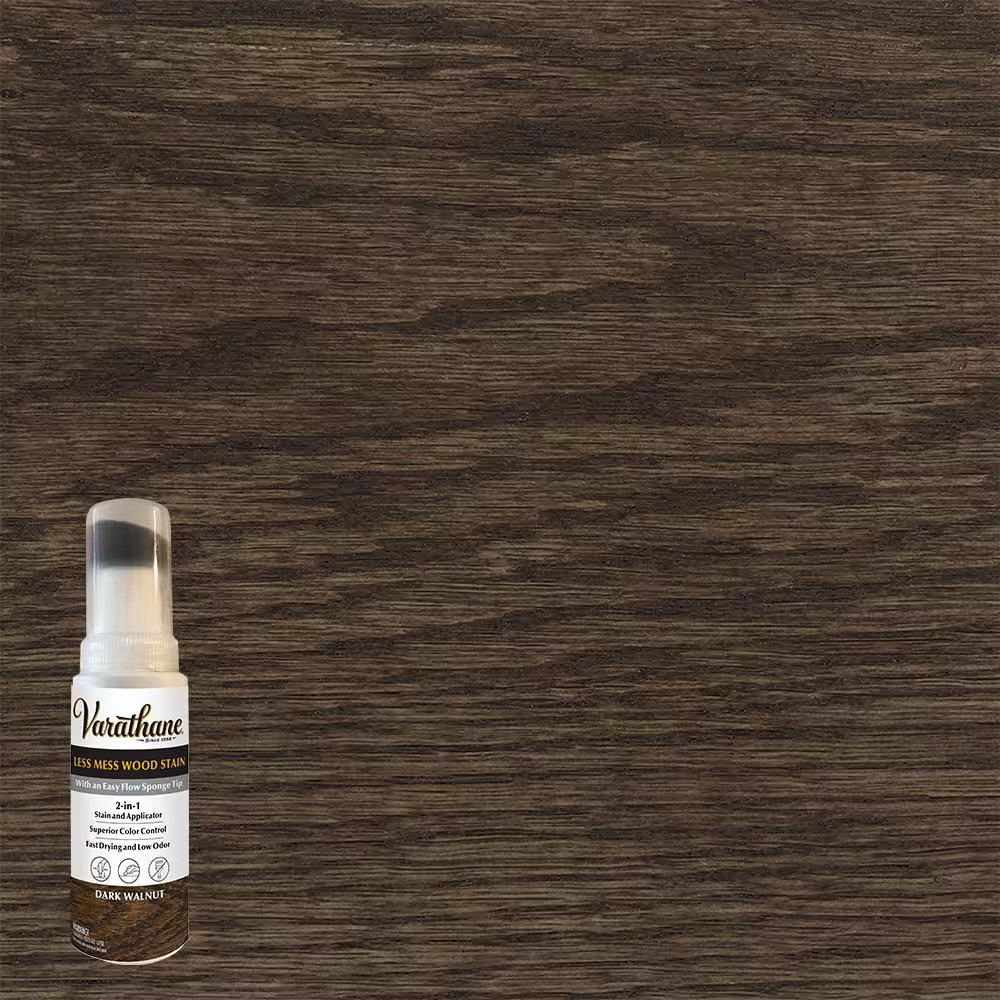 4 Ounce Less Mess Dark Walnut Wood Interior Paint/Stain Applicator (4 Pack) Free