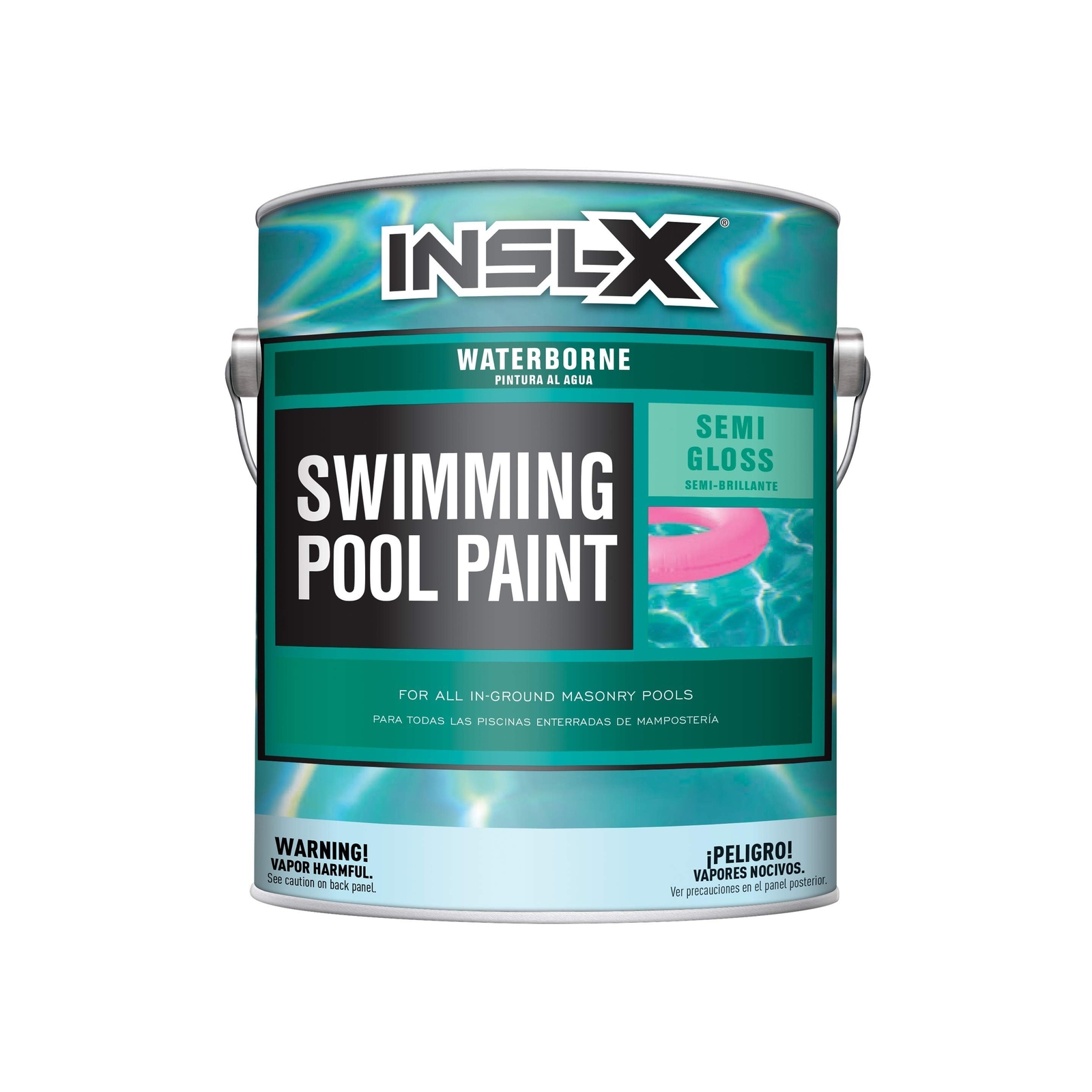 INSL-X Waterborne, Semi-Gloss Acrylic Pool Paint, Ocean Blue, 1 Gallon