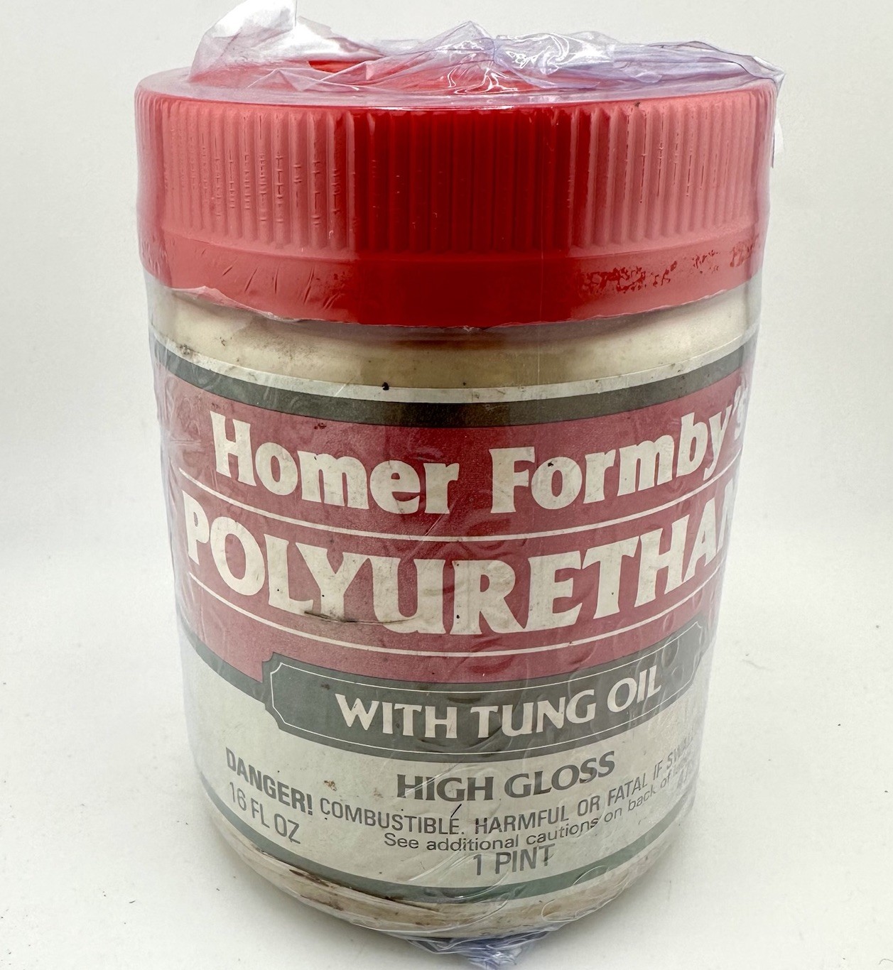 Vintage Homer Formbys Polyurethane With Tung Oil High Gloss New 1 Pint