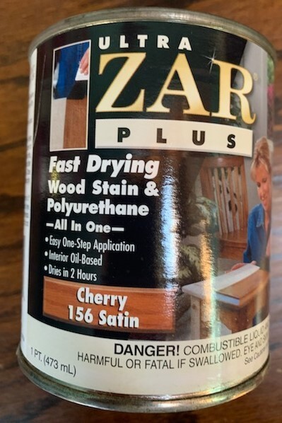 ZAR ULTRA PLUS 156 CHERRY/SATIN Stain and Polyurethane All in One PINT