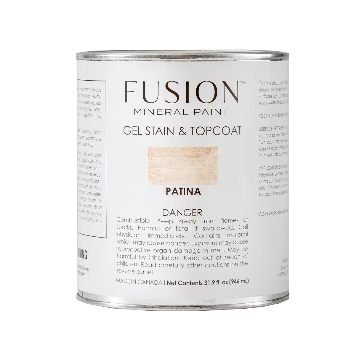 PATINA – Gel Stain & Top Coat 946ml (31.9oz) – FUSION
