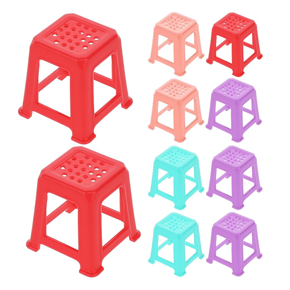 12Pcs Durable Mini Canvas Stands Plastic Paint Riser Set Assorted Colors for Art