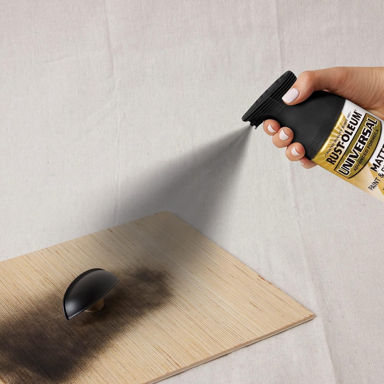 Universal All Surface Spray Paint, 12 oz, Matte Farmhouse Black, 6 Pack