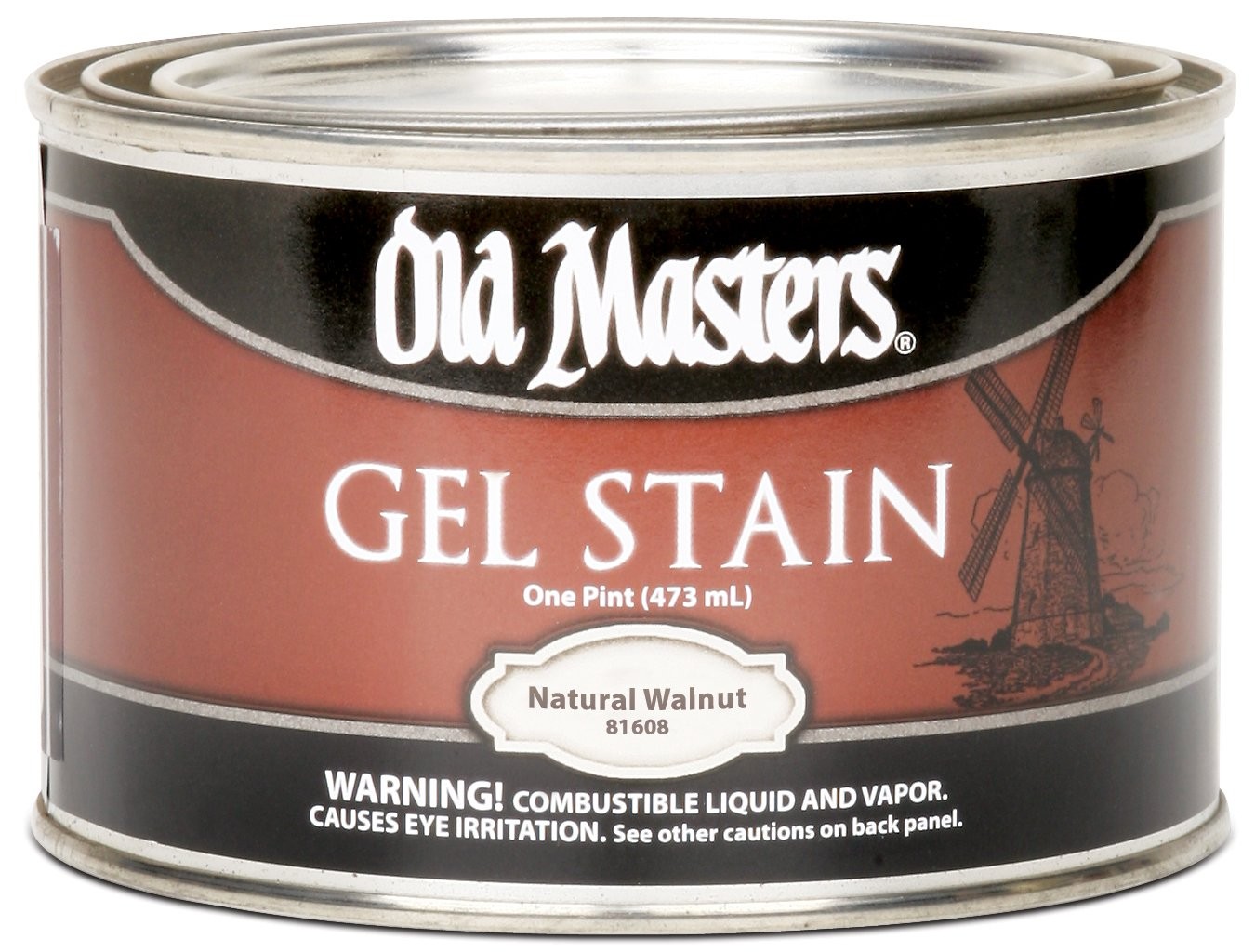 Old Masters Gel Stain Pint Walnut Household Wood Stain for Home Improvement