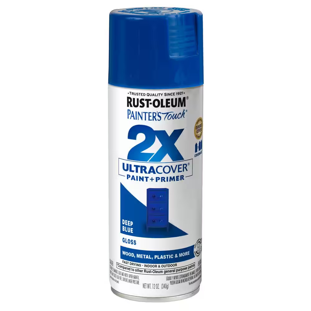 12 Oz. Gloss Deep Blue General Purpose Spray Paint (6-Pack)