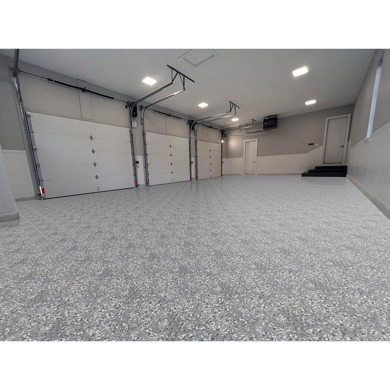 Decorative Chip Flakes Flooring Solution Garage Basement Showroom Easy Durable