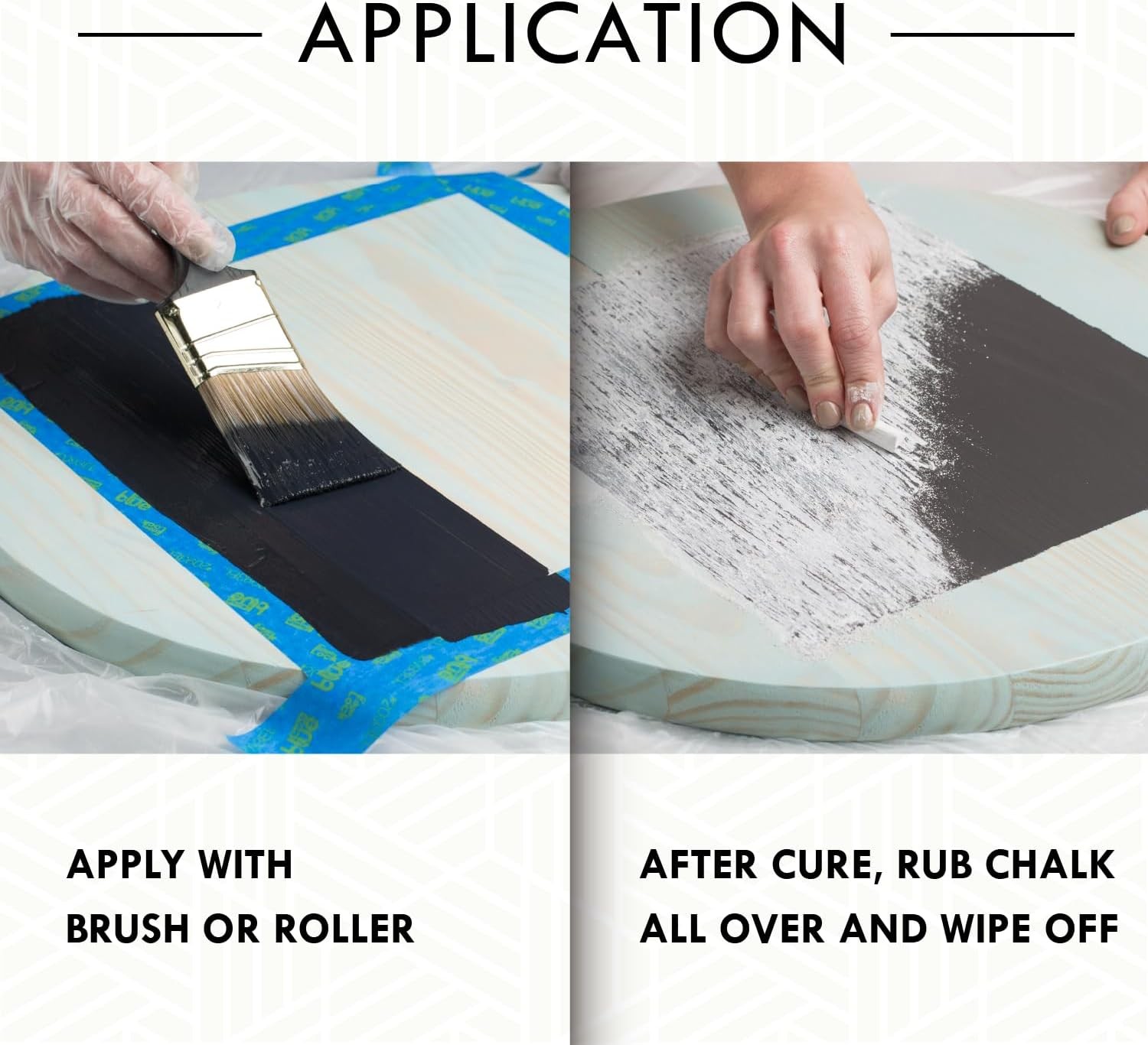 Rust Oleum 30 Fl Oz Chalkboard Paint Indoor Custom Surface Use Black Or Green