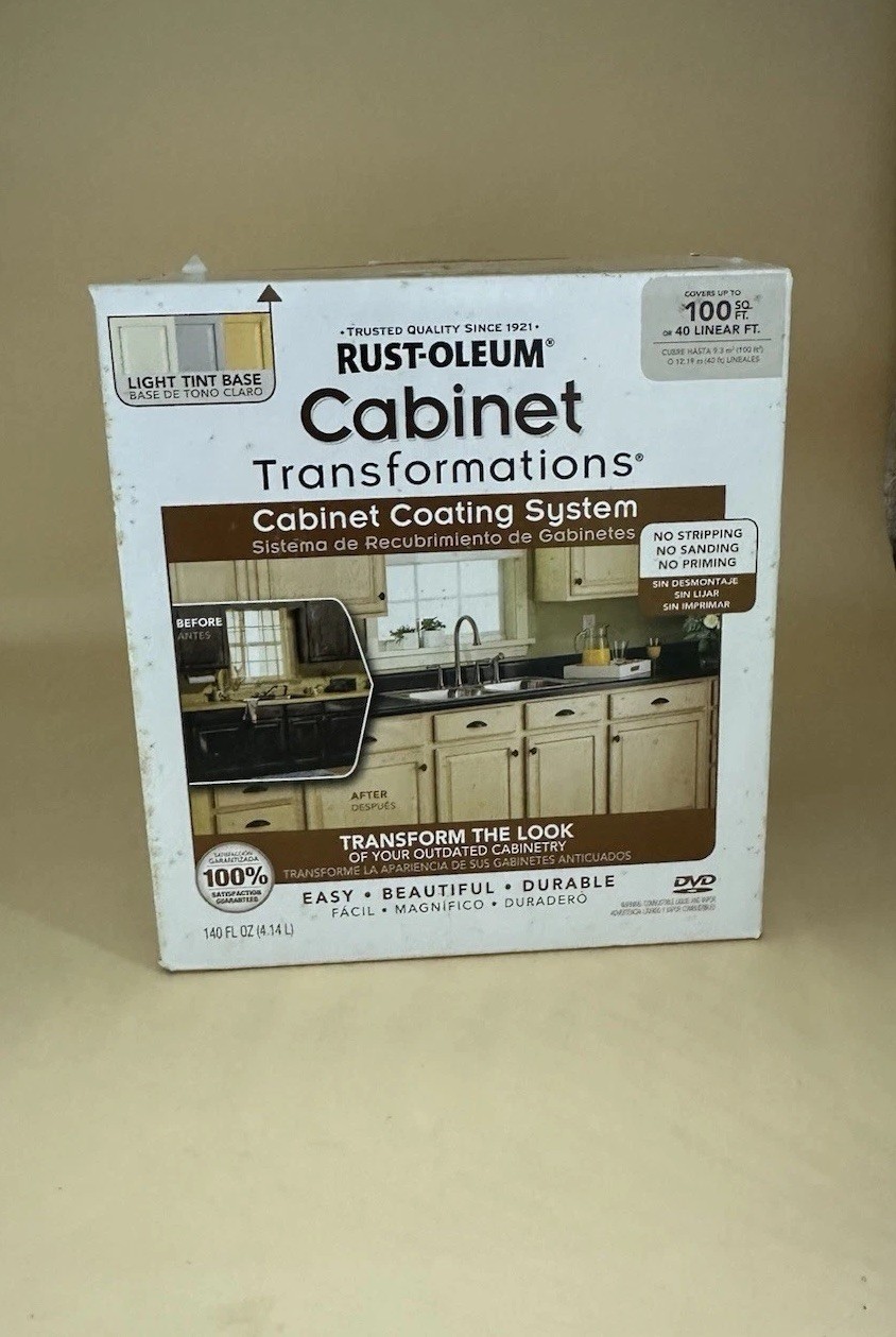 Rust-Oleum Cabinet Transformations Kit Light Tint 258109 Preowned
