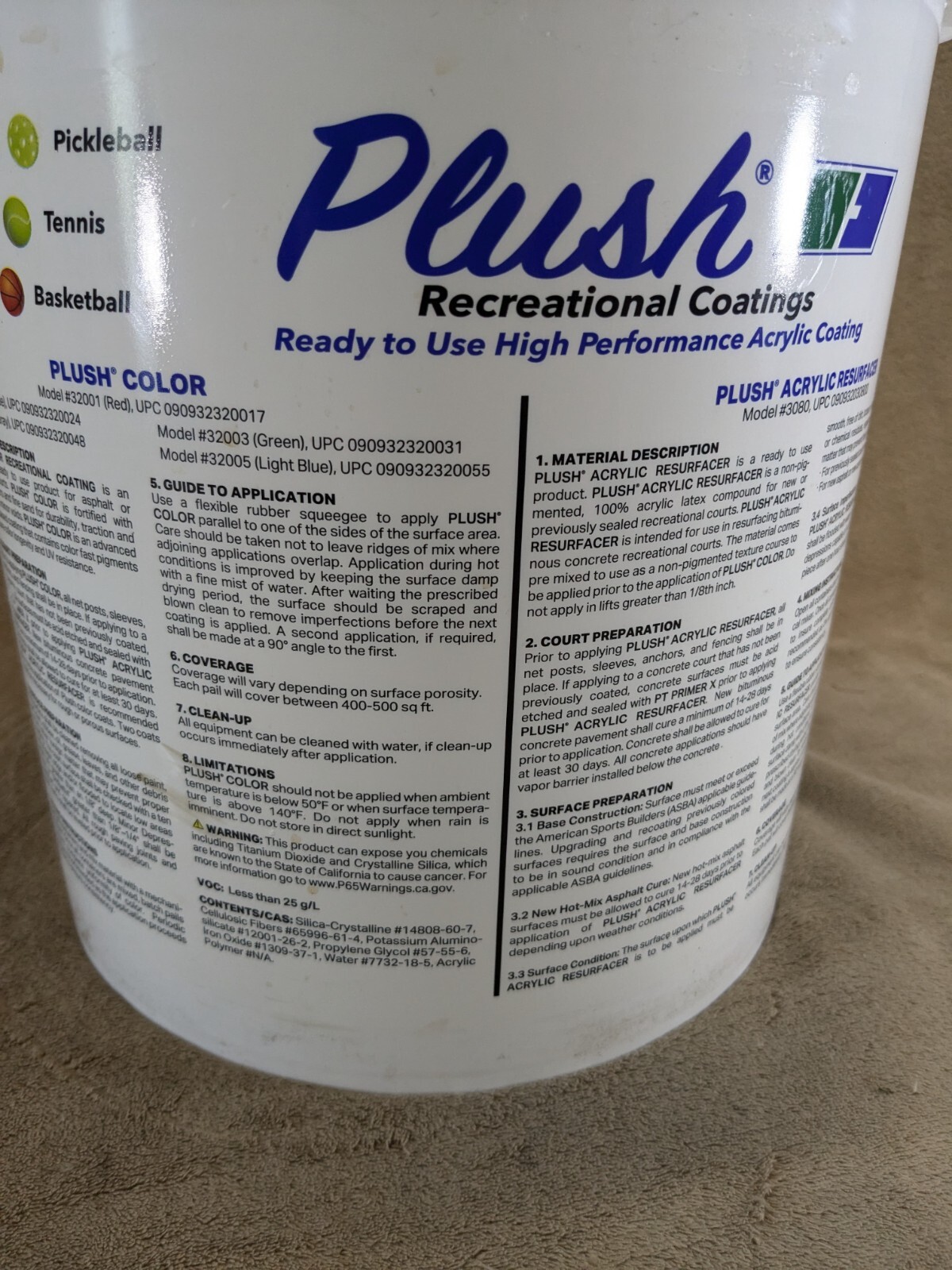 Plush 5 gal. Tournament Green Recreational Surface Coating