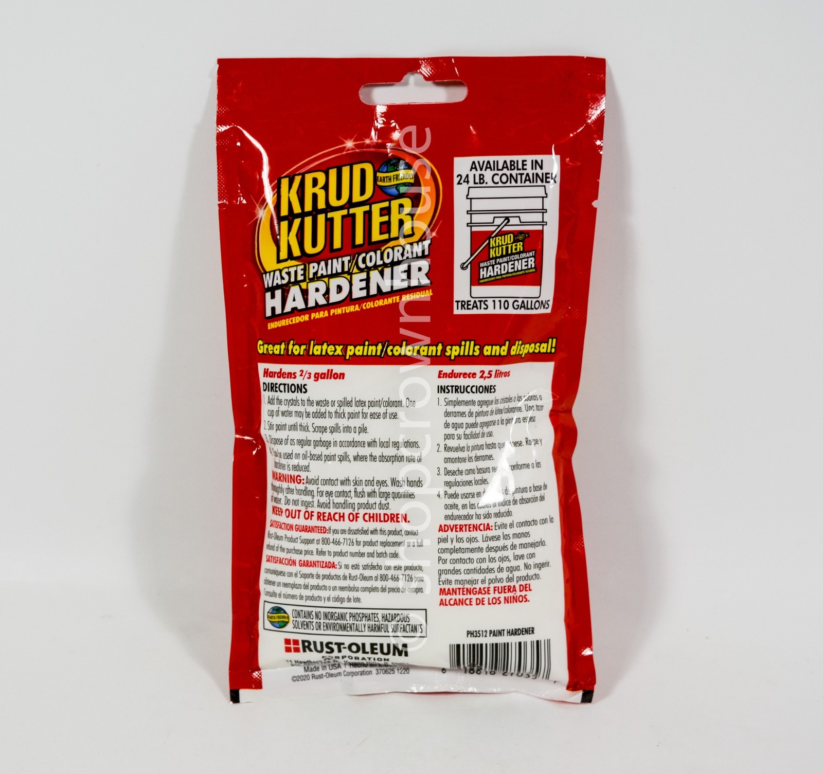 Krud Kutter PH3512 Odorless Waste Paint/Colorant Hardener 3.5oz packet