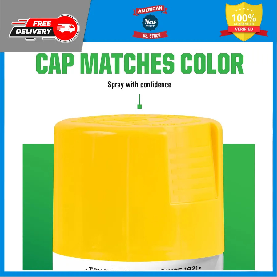 Rust-Oleum Farm & Implement Spray Paint JD Yellow 12oz Pack of 6