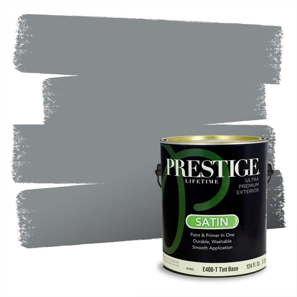 Exterior Paint and Primer In One – 1 Gallon, Satin, 100% Acrylic Latex, Low VOC